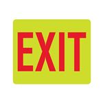 Luminescent EXIT 10x12  Sign